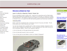 Tablet Screenshot of modelcartips.com